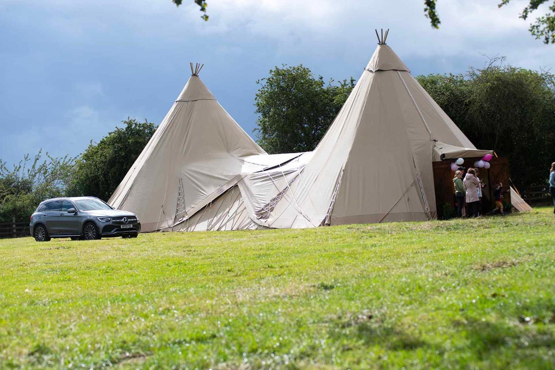 Thirkleby Burtree House & Retreats Tipi With Secluded Hot Tub酒店 外观 照片