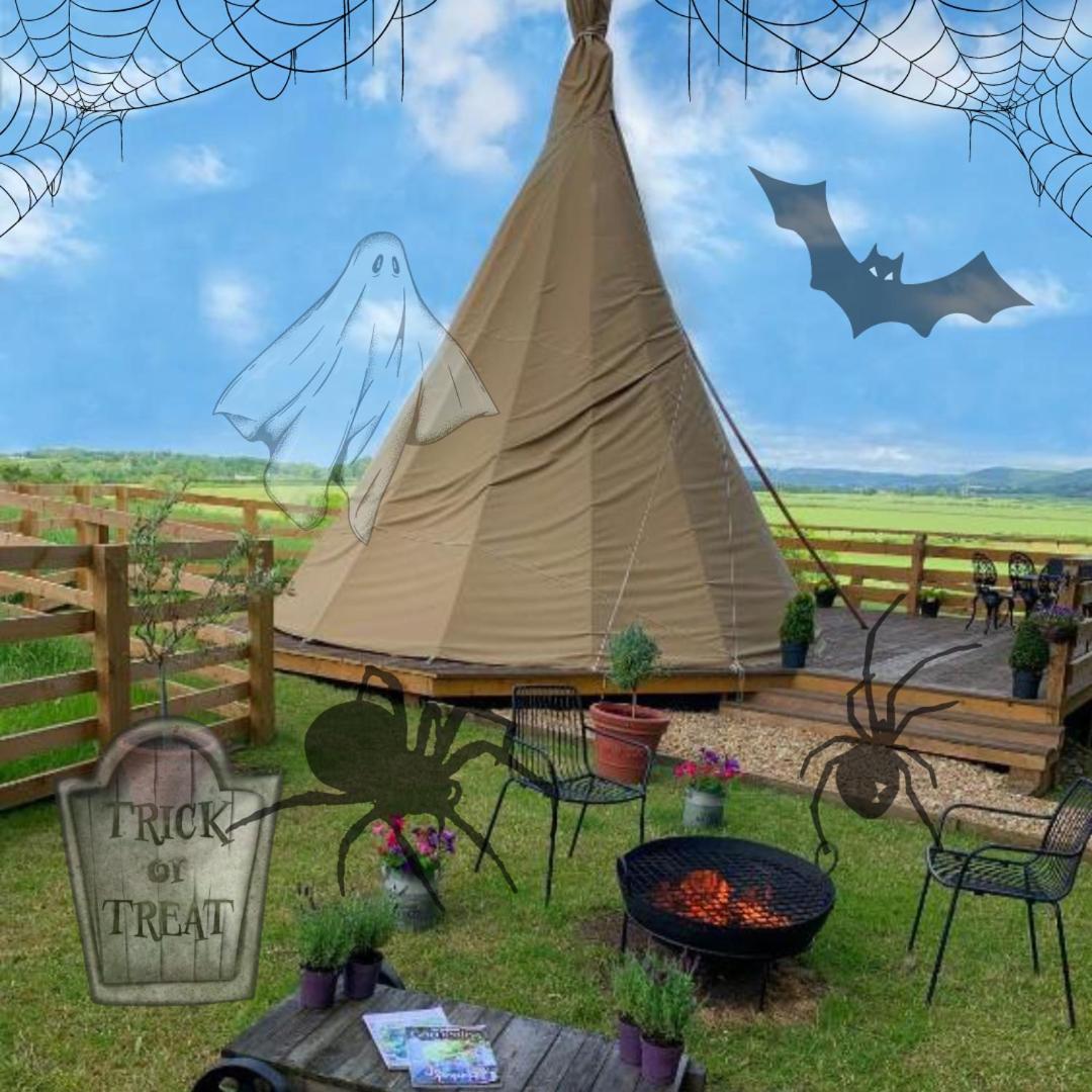 Thirkleby Burtree House & Retreats Tipi With Secluded Hot Tub酒店 外观 照片